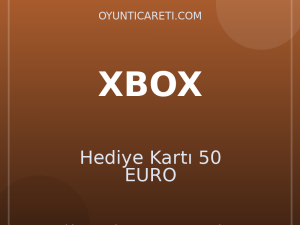 XBOX Hediye Kartı 50 EURO