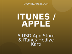 5 USD App Store & iTunes Hediye Kartı