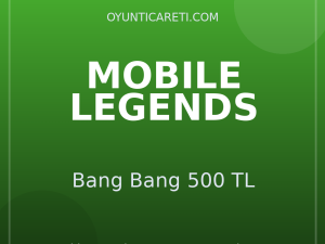 Mobile Legends Bang Bang 500 TL