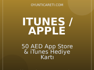 50 AED App Store & iTunes Hediye Kartı