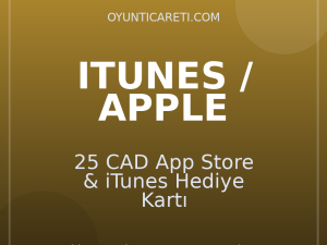 25 CAD App Store & iTunes Hediye Kartı