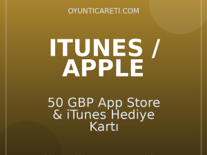 50 GBP App Store & iTunes Hediye Kartı