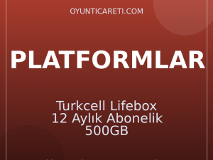 Turkcell Lifebox 12 Aylık Abonelik 500GB