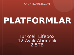 Turkcell Lifebox 12 Aylık Abonelik 2,5TB