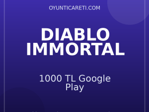 Diablo Immortal 1000 TL Google Play