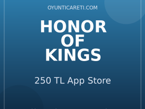 Honor of Kings 250 TL App Store