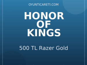 Honor of Kings 500 TL Razer Gold