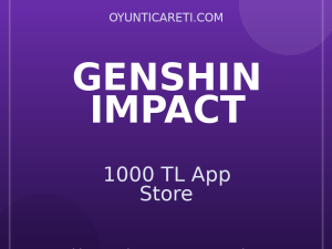 Genshin Impact 1000 TL App Store