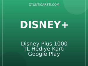 Disney Plus 1000 TL Hediye Kartı Google Play