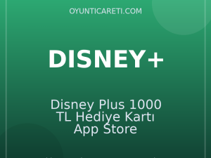 Disney Plus 1000 TL Hediye Kartı App Store