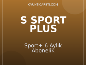 S Sport+ 6 Aylık Abonelik