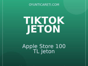 TikTok Apple Store 100 TL Jeton