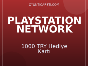 PlayStation 1000 TRY Hediye Kartı