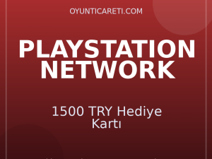 PlayStation 1500 TRY Hediye Kartı