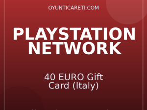 Playstation 40 EURO Gift Card (Italy)