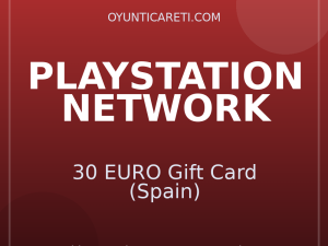 Playstation 30 EURO Gift Card (Spain)