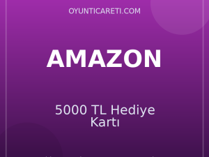 Amazon 5000 TL Hediye Kartı