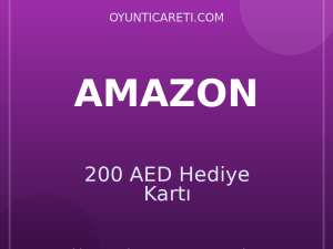 Amazon 200 AED Hediye Kartı