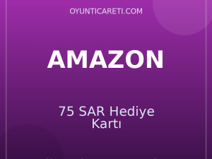 Amazon 75 SAR Hediye Kartı