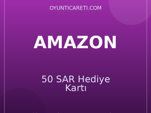 Amazon 50 SAR Hediye Kartı