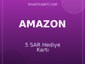 Amazon 5 SAR Hediye Kartı