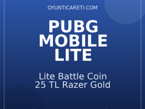 Pubg Lite Battle Coin 25 TL Razer Gold