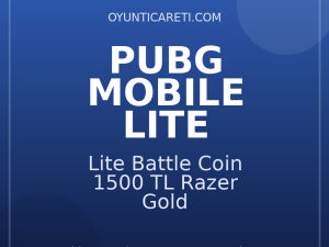 Pubg Lite Battle Coin 1500 TL Razer Gold