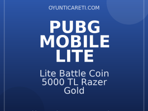 Pubg Lite Battle Coin 5000 TL Razer Gold