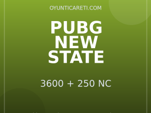 Pubg New State 3600 + 250 NC