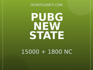 Pubg New State 15000 + 1800 NC