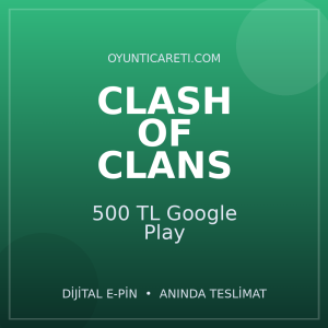 Clash Of Clans 500 TL Google Play
