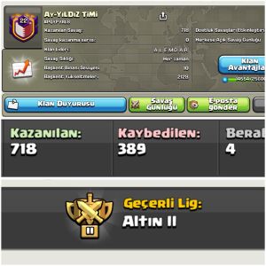 22 LEVEL⚡️AY YILDIZ TİMİ !! HARİKA SAVAŞ GÜNLÜĞÜ