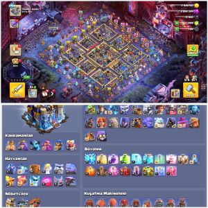 TH18⚡️COC | DUVAR HARİÇ MAX KÖY !! UYGUN FİYAT