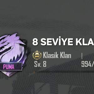 PUBG MOBİLE 8 SEVİYE KLAN