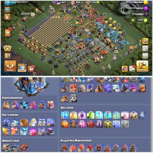 TH18⚡️COC | • MAX ÇIRAKLAR | MAXA YAKIN KÖY !!