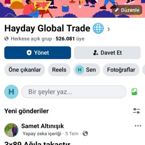 526k üyeli mega büyüklükte grup
