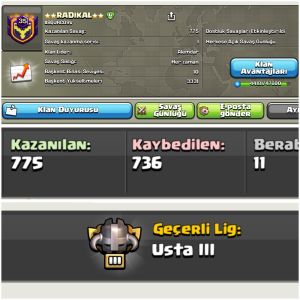 35 LEVEL⚡️SİTENİN EN YÜKSEK KLANI !! EN İYİSİ !!