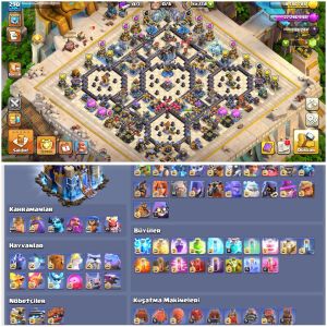TH18⚡️COC | • 290 LEVEL | MAX EKİPMANLI !!