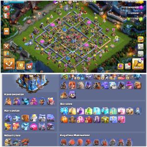 TH18⚡️COC | 1873 LİG MADALYASI + DUVAR HARİÇ MAX
