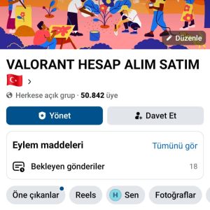 50k üyeli valorant alım satım grubu