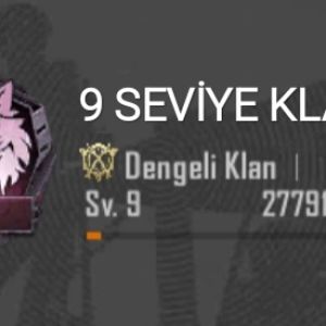 PUBG MOBİLE 9 SEVİYE KLAN