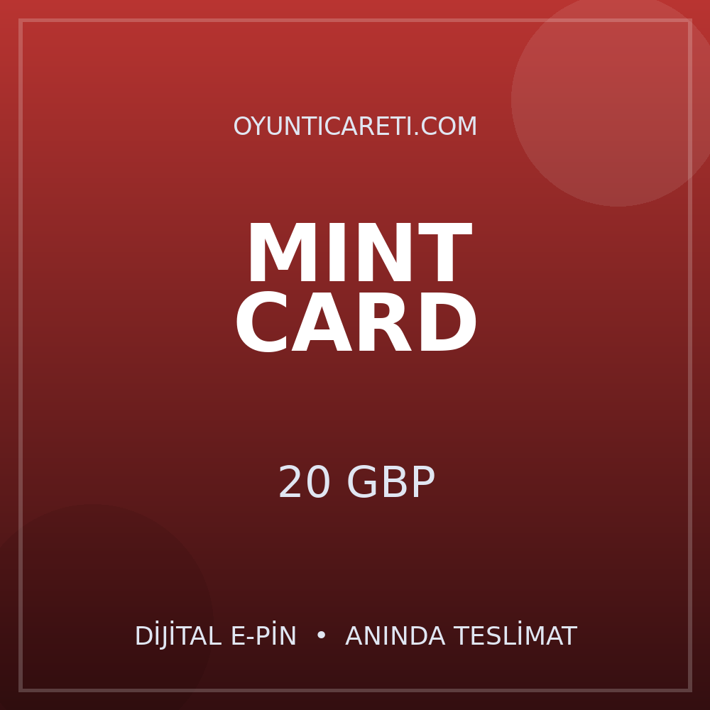 Mint Card 20 GBP