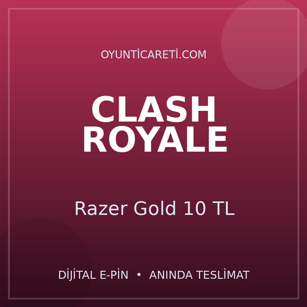 Clash Royale Razer Gold 10 TL