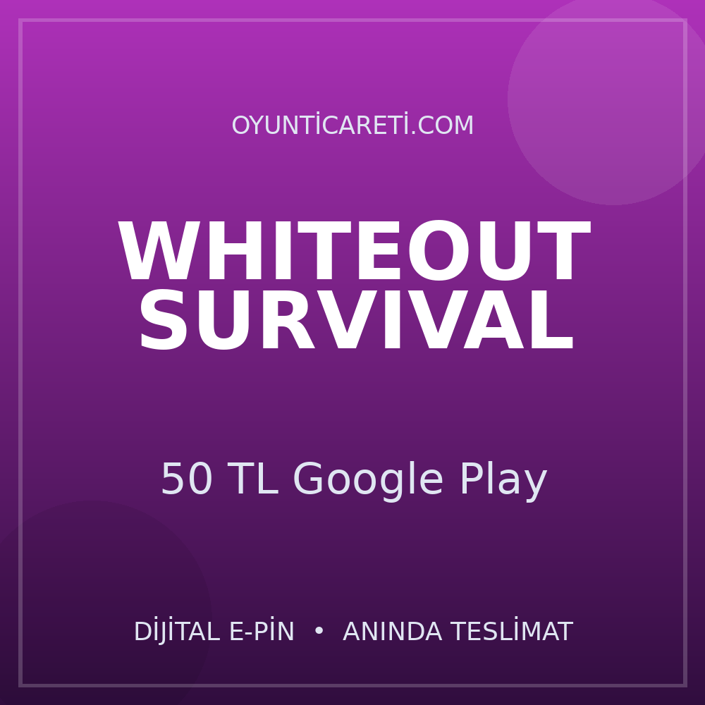 WhiteOut Survival 50 TL Google Play