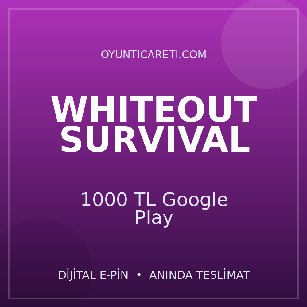 WhiteOut Survival 1000 TL Google Play