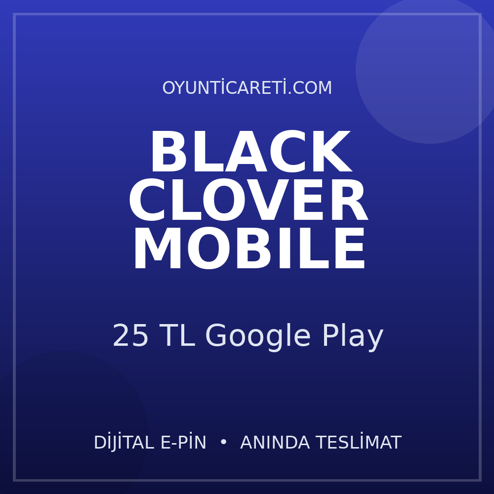 Black Clover 25 TL Google Play