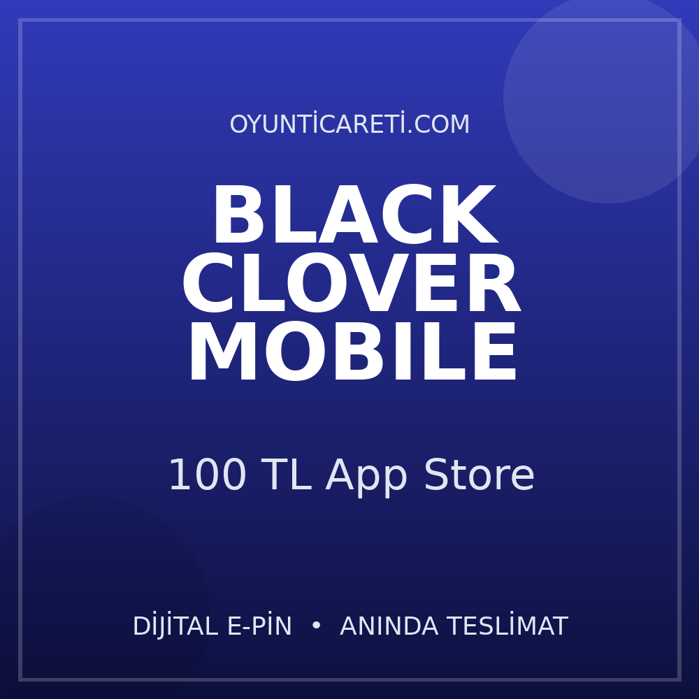 Black Clover 100 TL App Store