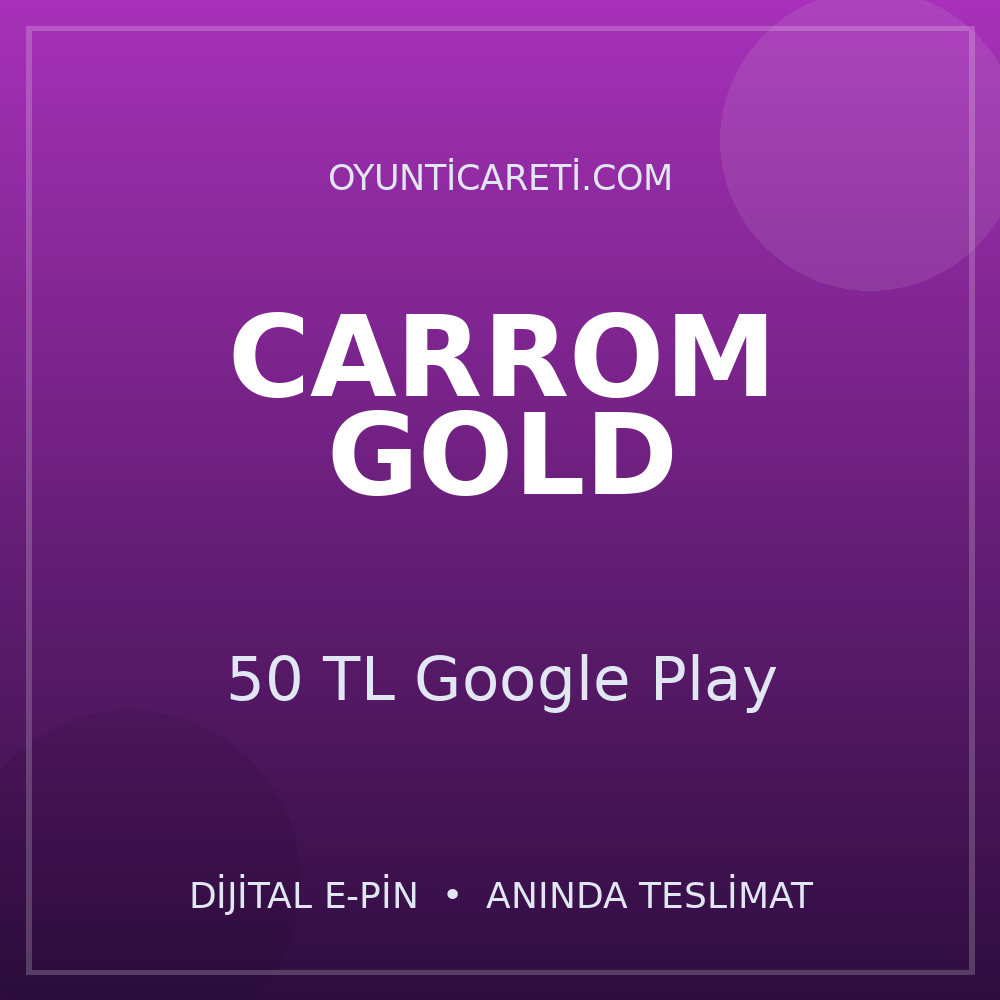 Carrom Gold 50 TL Google Play