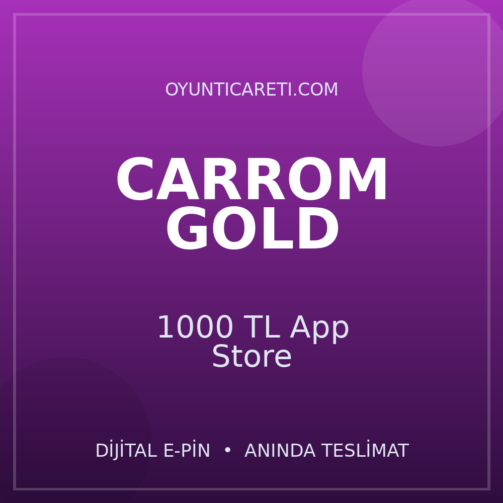 Carrom Gold 1000 TL App Store