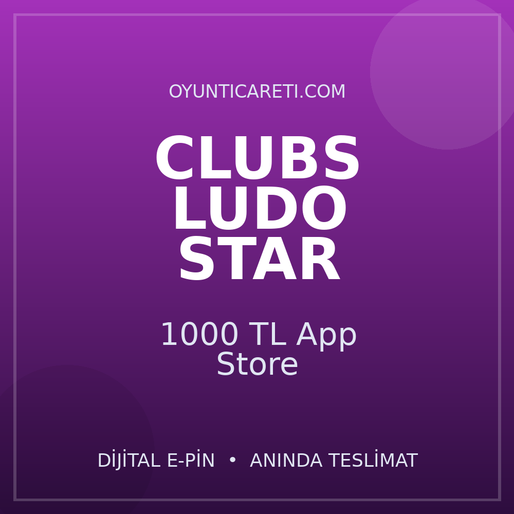 Clubs Ludo 1000 TL App Store